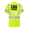 Amish electrician - reflective safety t-shirt