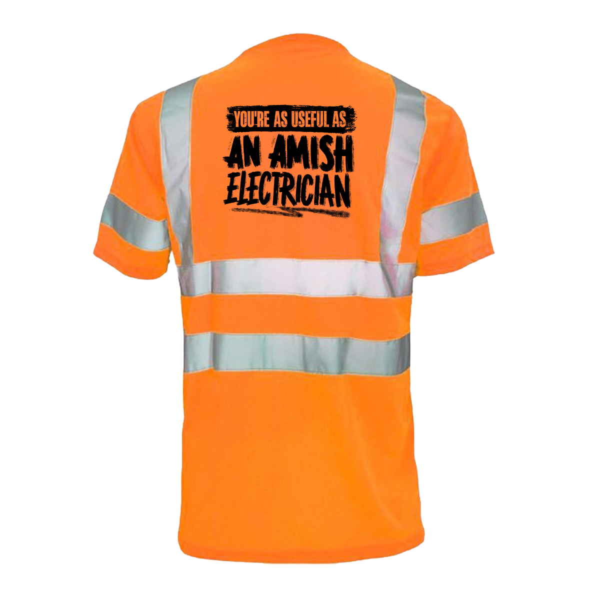 Amish Electrician - Reflective Safety T-Shirt