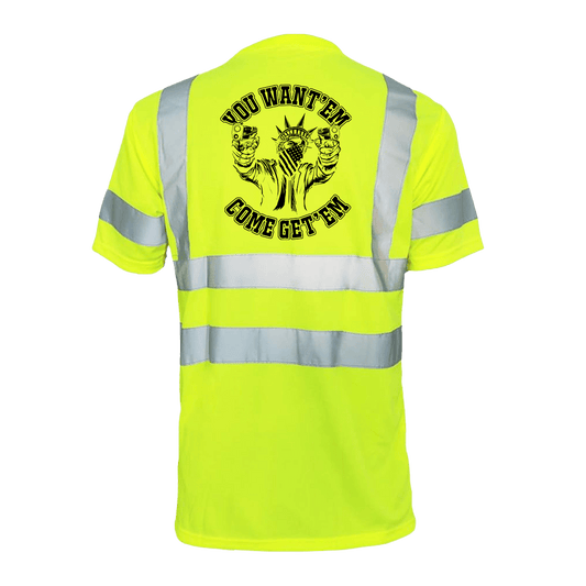 Come Get 'EM - Reflective Safety T-Shirt - Armed American Supply