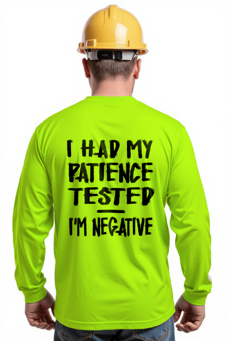 Patience - Safety Yellow T-Shirt - Armed American Supply