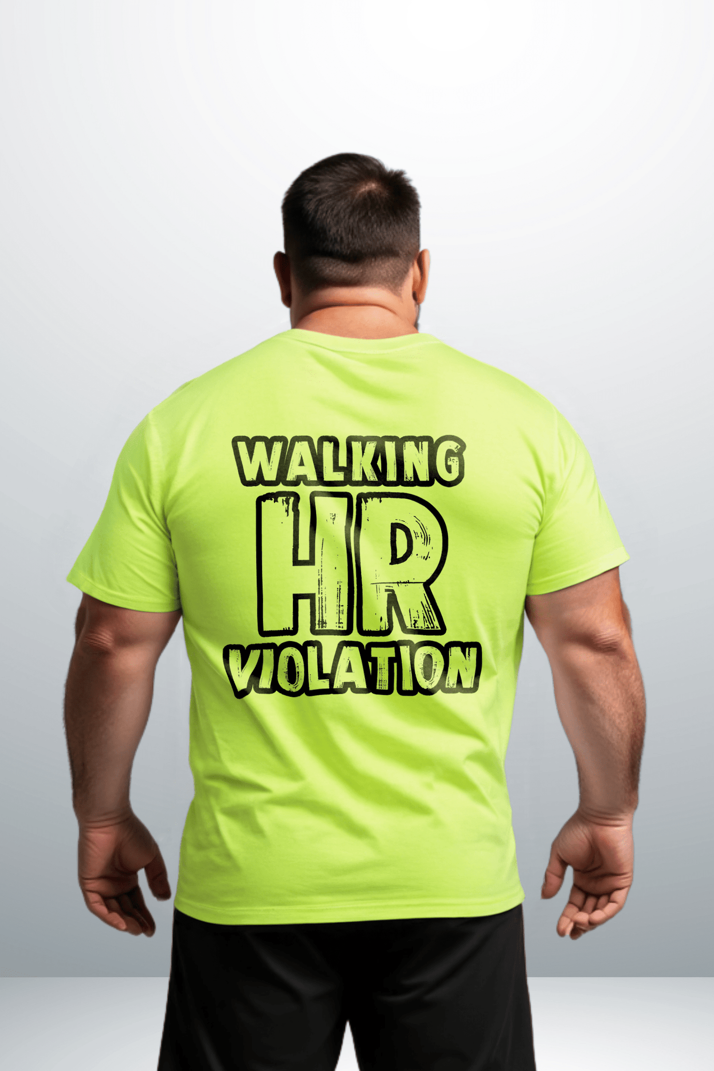 HR Violation - Safety Yellow T-Shirt - Armed American Supply