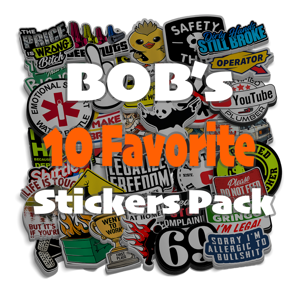 Free Sticker Pack - Bob’s New 10 favorite stickers
