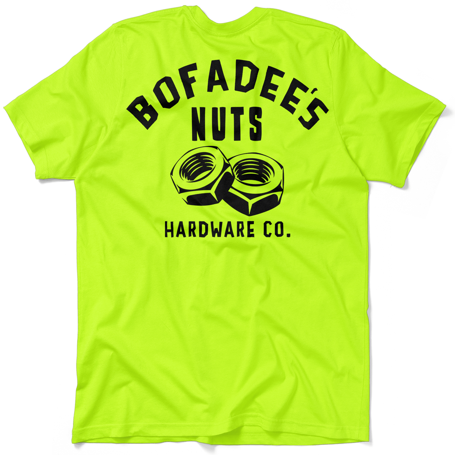 Bofadee's - Safety Yellow Pocket T-Shirt - Armed American Supply