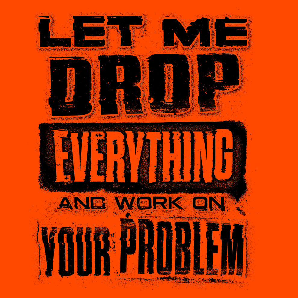Drop Everything - Hi-Vis Hoodie