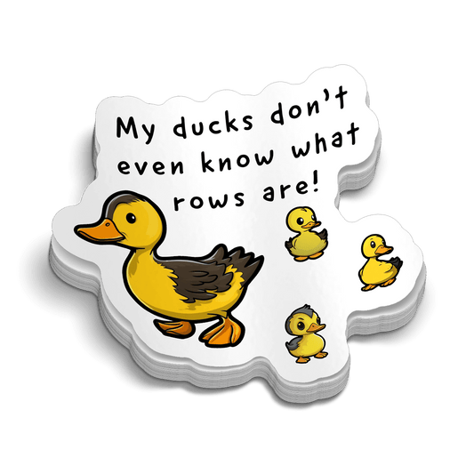 Ducks Hard Hat Decal - Armed American Supply