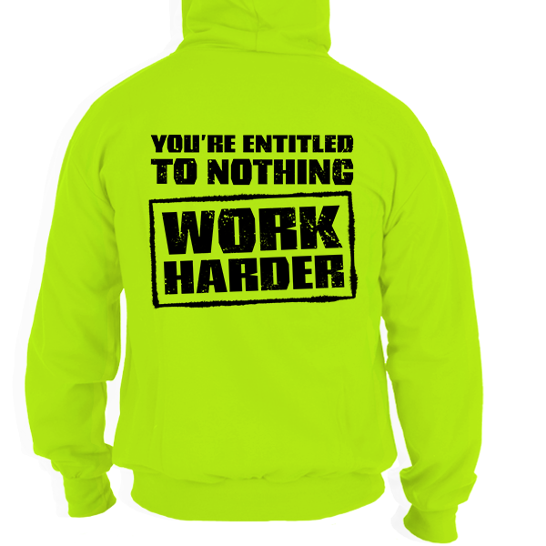 Entitled - Hi-Vis Hoodie
