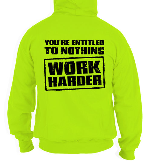 Entitled - Hi - Vis Hoodie - Armed American Supply