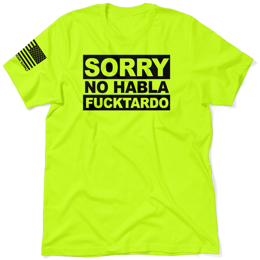 F*cktardo - Safety Yellow T-Shirt - Armed American Supply