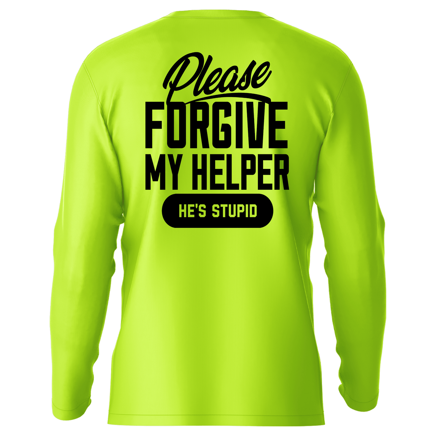 My Helper - Hi - Visibility UPF 50 Long Sleeve Sun Shirt - Armed American Supply