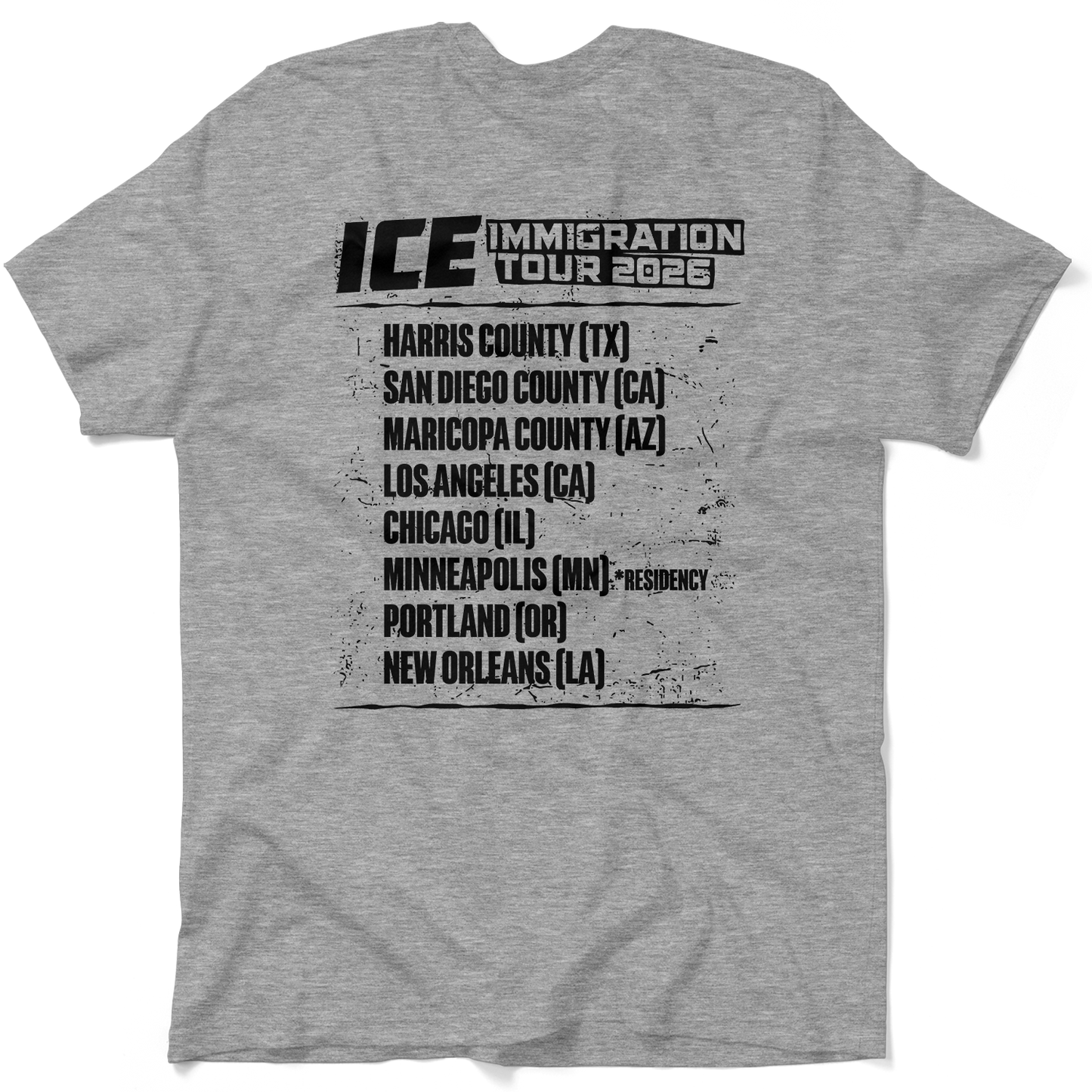 Immigration Tour 2026- Safety T-Shirt