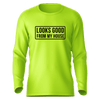 Looks good - hi-visibility upf 50 long sleeve sun shirt