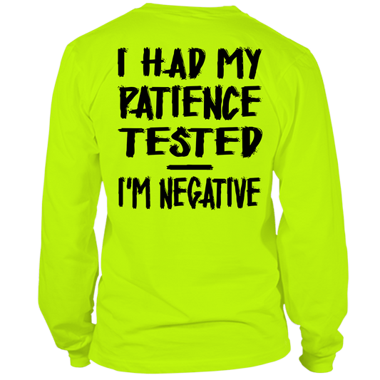 Patience - Long Sleeve - Armed American Supply