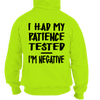 Patience - hi-vis hoodie