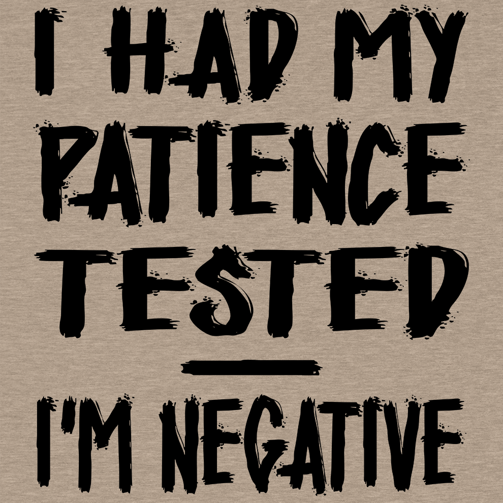 Patience - Safety Yellow T-Shirt - Armed American Supply