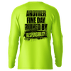 Responsibility - hi-visibility upf 50 long sleeve sun shirt