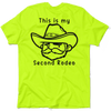 My second rodeo - safety yellow pocket t-shirt
