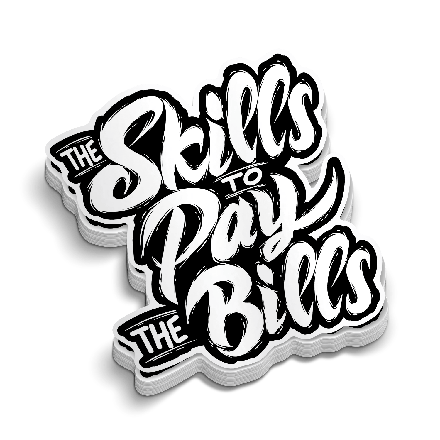 Skills - Hard Hat Sticker - Armed American Supply