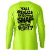 Snap - hi-visibility upf 50 long sleeve sun shirt