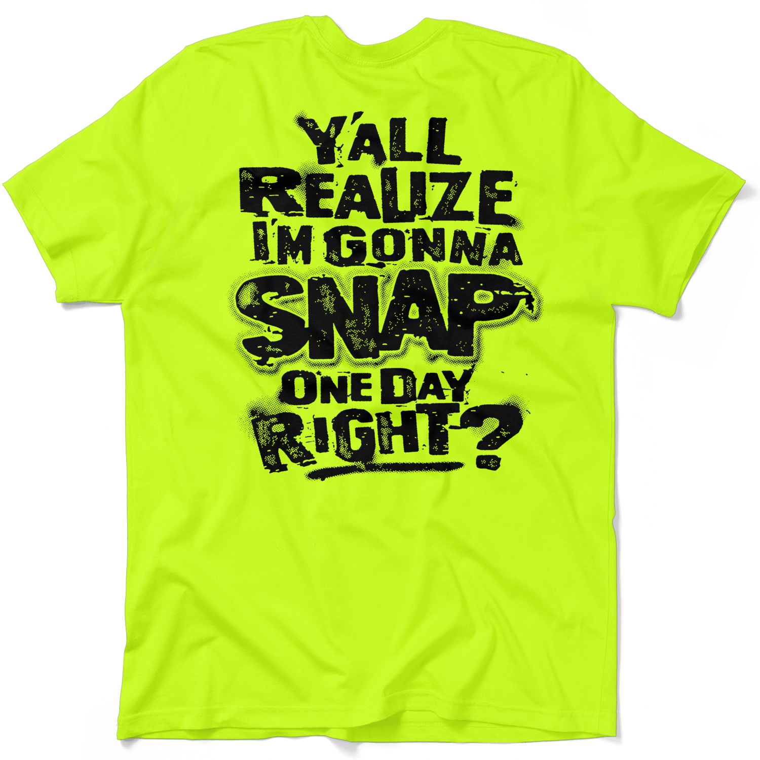 Snap - Safety Yellow Pocket T-Shirt - Armed American Supply