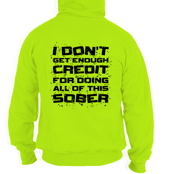 Sober - Hi - Vis Hoodie - Armed American Supply