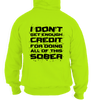 Sober - hi-vis hoodie