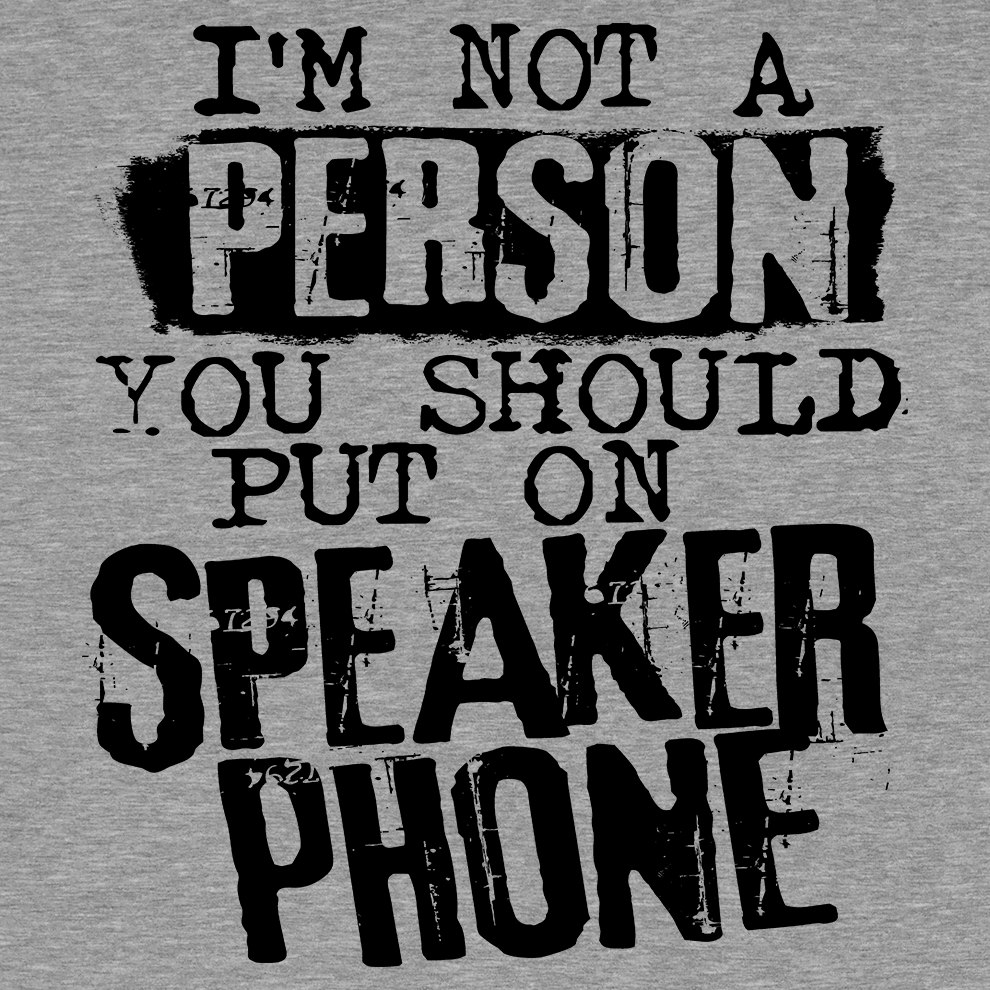 Speaker Phone - Hi Vis Long Sleeve