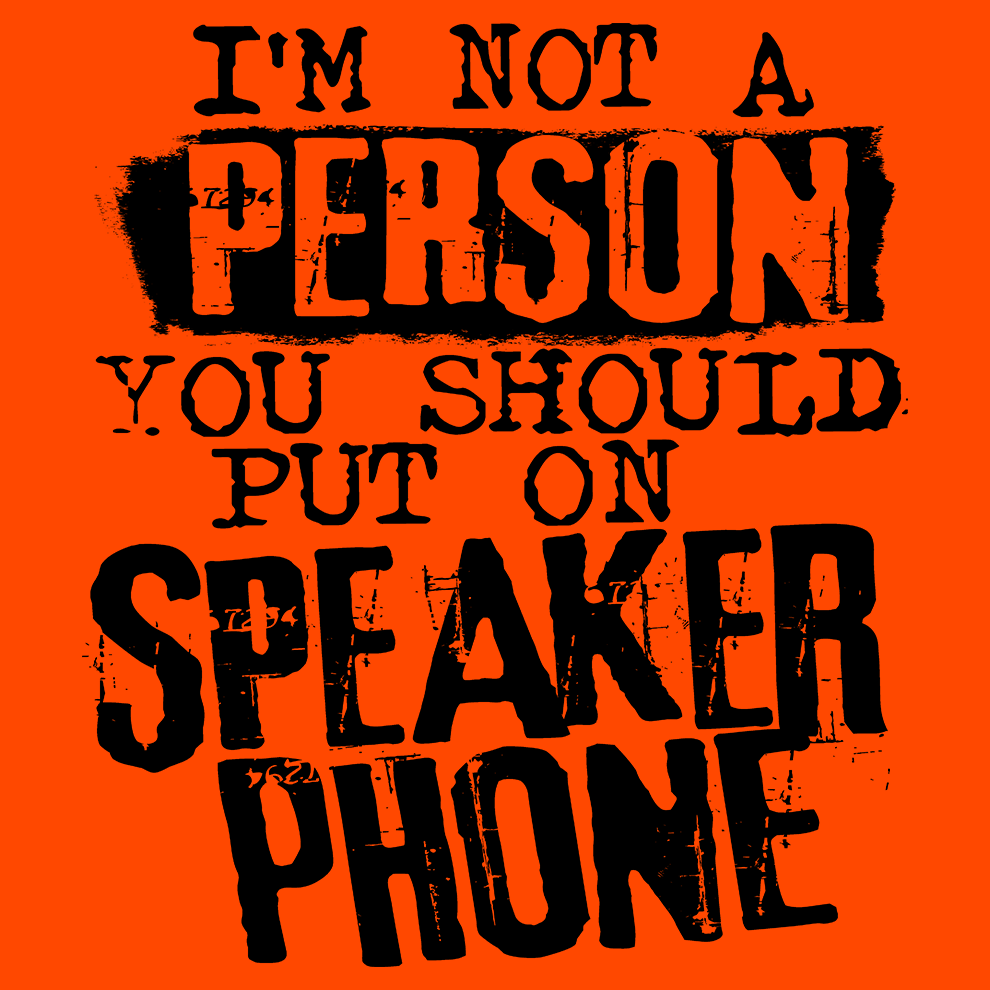 Speaker Phone - Hi Vis Long Sleeve