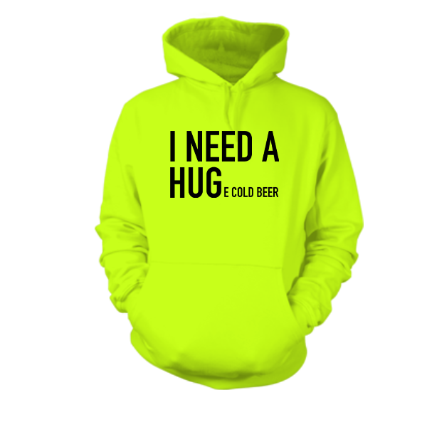 Huge Beer - Hi Vis Hoodie
