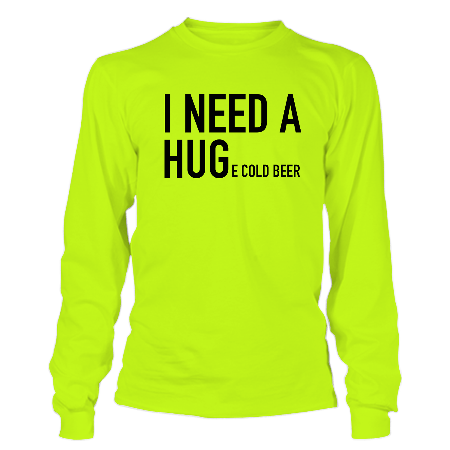 Huge Beer - Hi Vis Long Sleeve - Armed American Supply