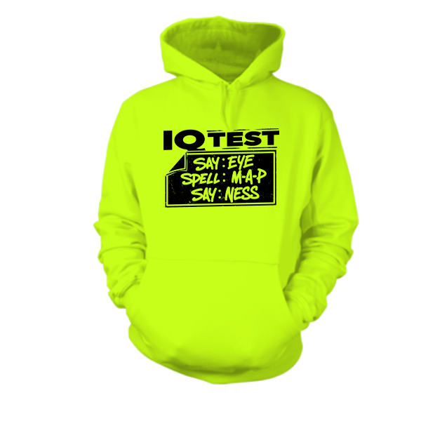 IQ Test - Hi Vis Hoodie