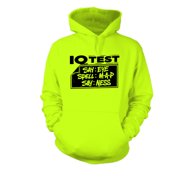 IQ Test - Hi Vis Hoodie - Armed American Supply