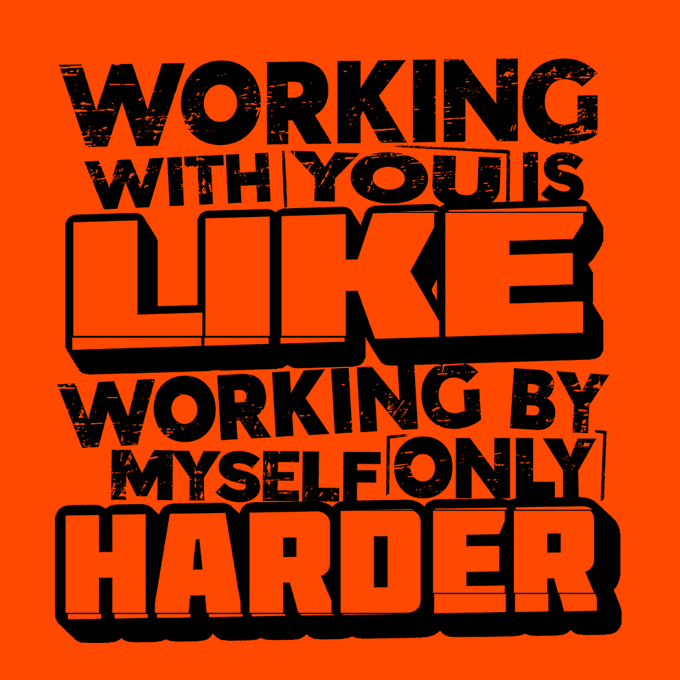 Working With you - Safety T- Shirt