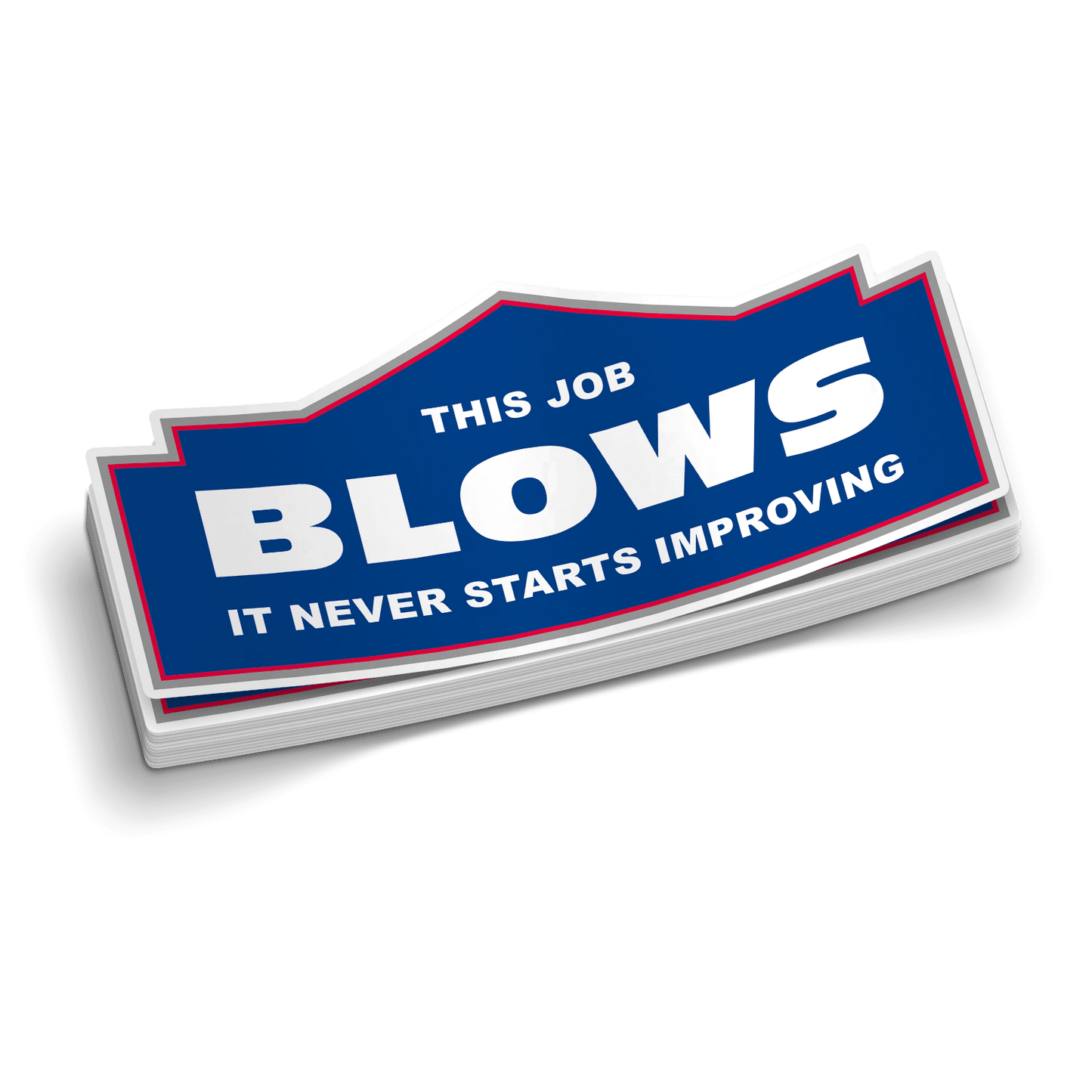 This Job Blows Hard Hat Decal - Armed American Supply