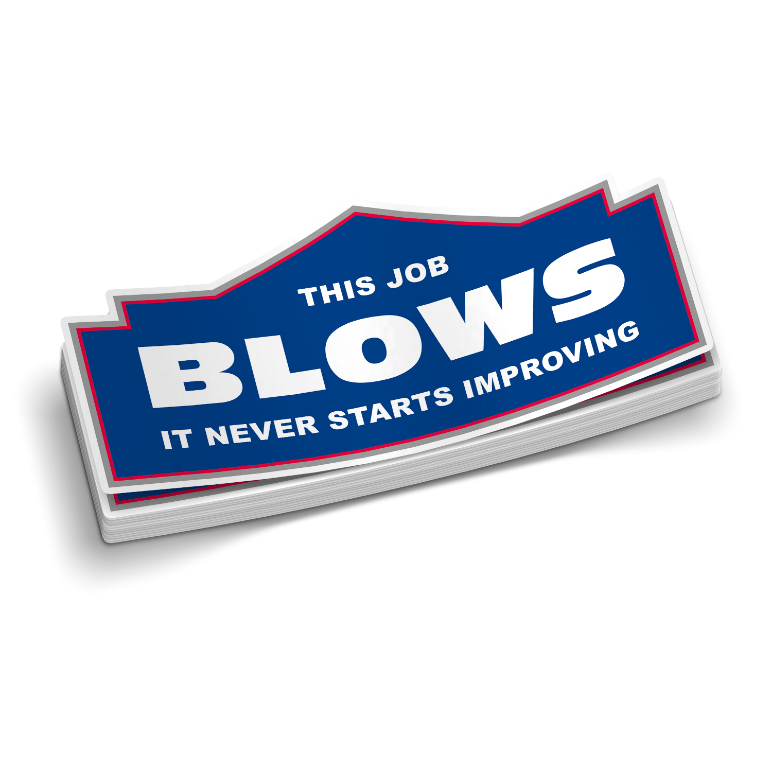 This Job Blows Hard Hat Decal - Armed American Supply