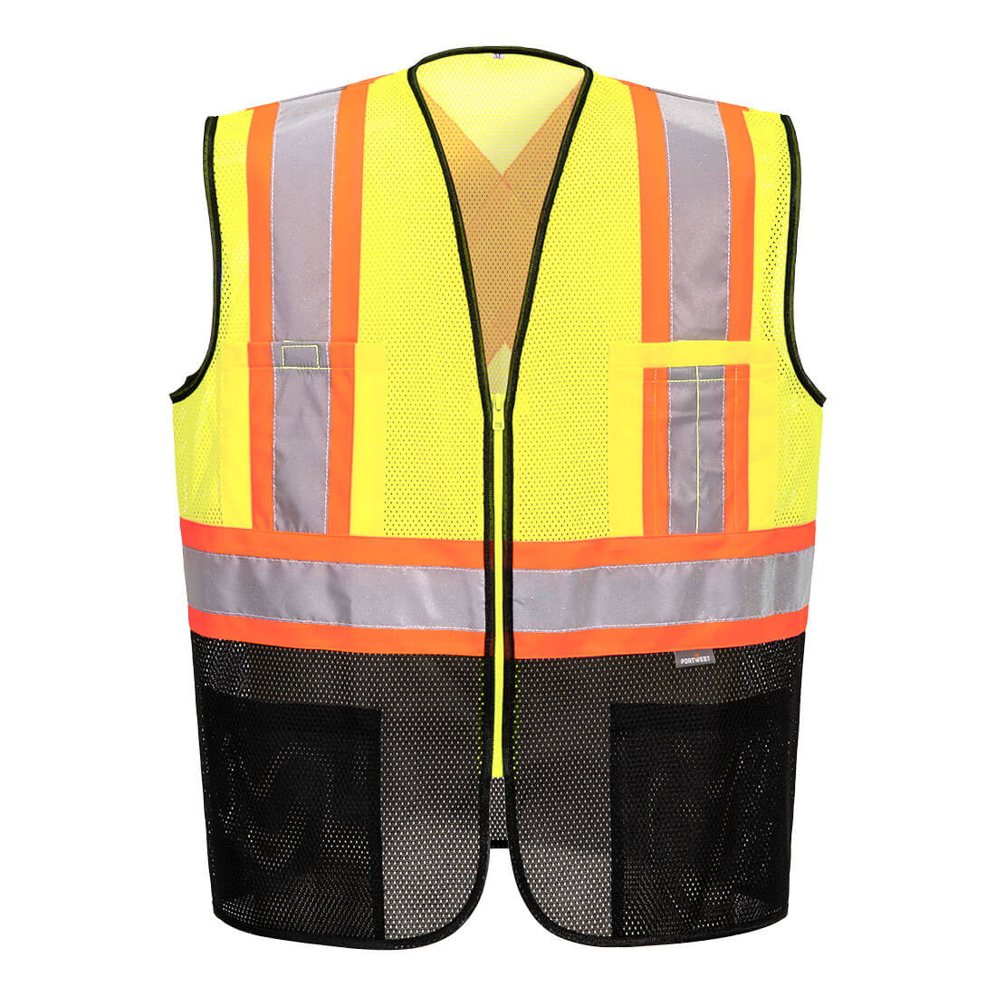 Hi Vis Back Contrast Executive Vest - Armed American Supply