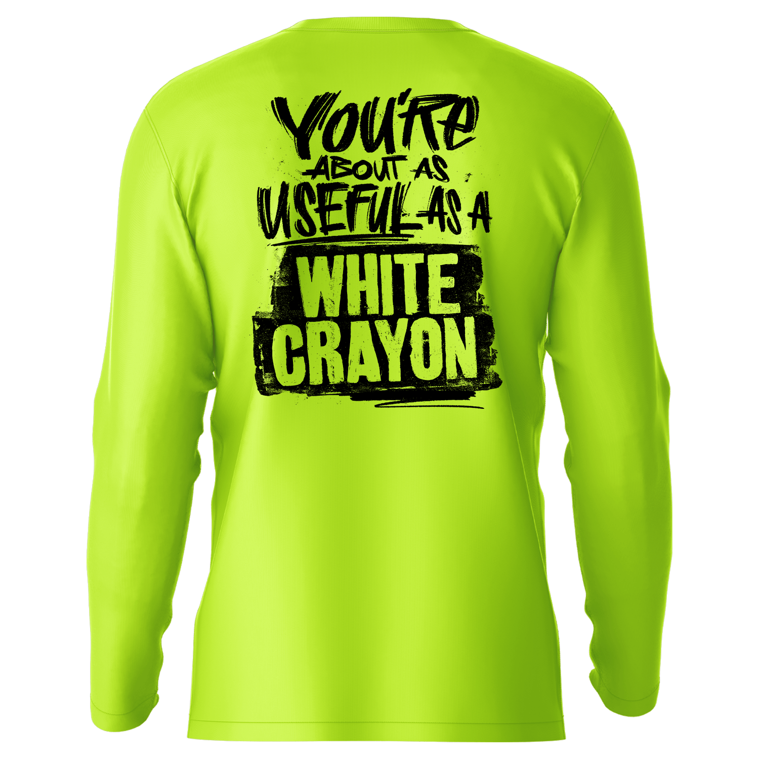 White Crayon - Hi - Visibility UPF 50 Long Sleeve Sun Shirt - Armed American Supply