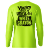 White crayon - hi-visibility upf 50 long sleeve sun shirt