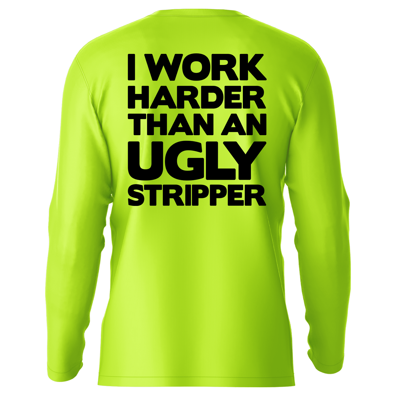 Work Harder - Hi - Visibility UPF 50 Long Sleeve Sun Shirt - Armed American Supply