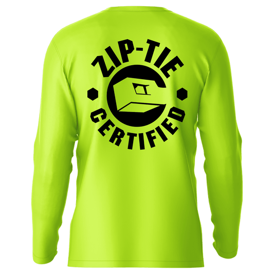 Zip Tie - Hi - Visibility UPF 50 Long Sleeve Sun Shirt - Armed American Supply