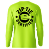 Zip tie - hi-visibility upf 50 long sleeve sun shirt