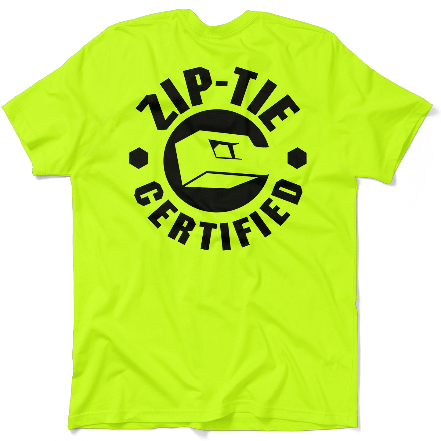 Zip Tie - Safety Yellow Pocket T-Shirt - Armed American Supply