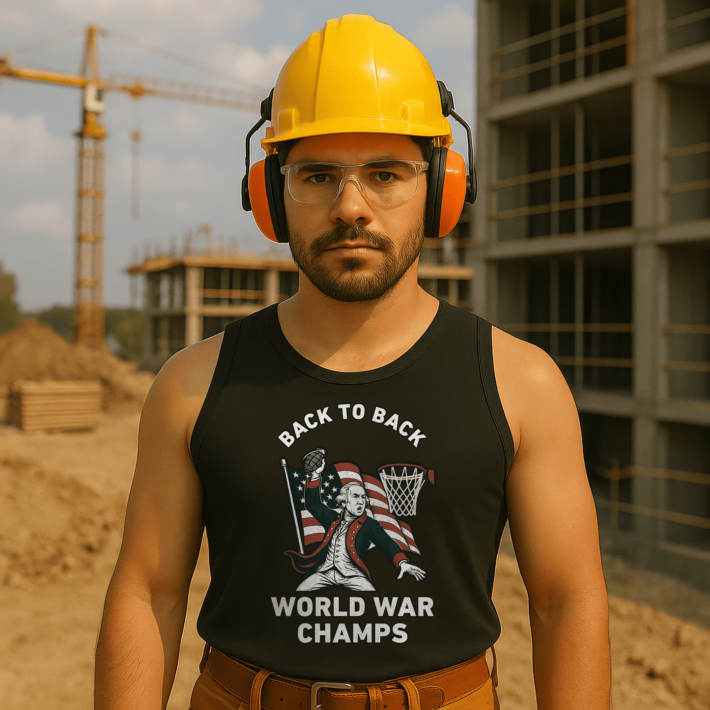 Back 2 Back World Champs - Full Color Summer Tank Top - Armed American Supply