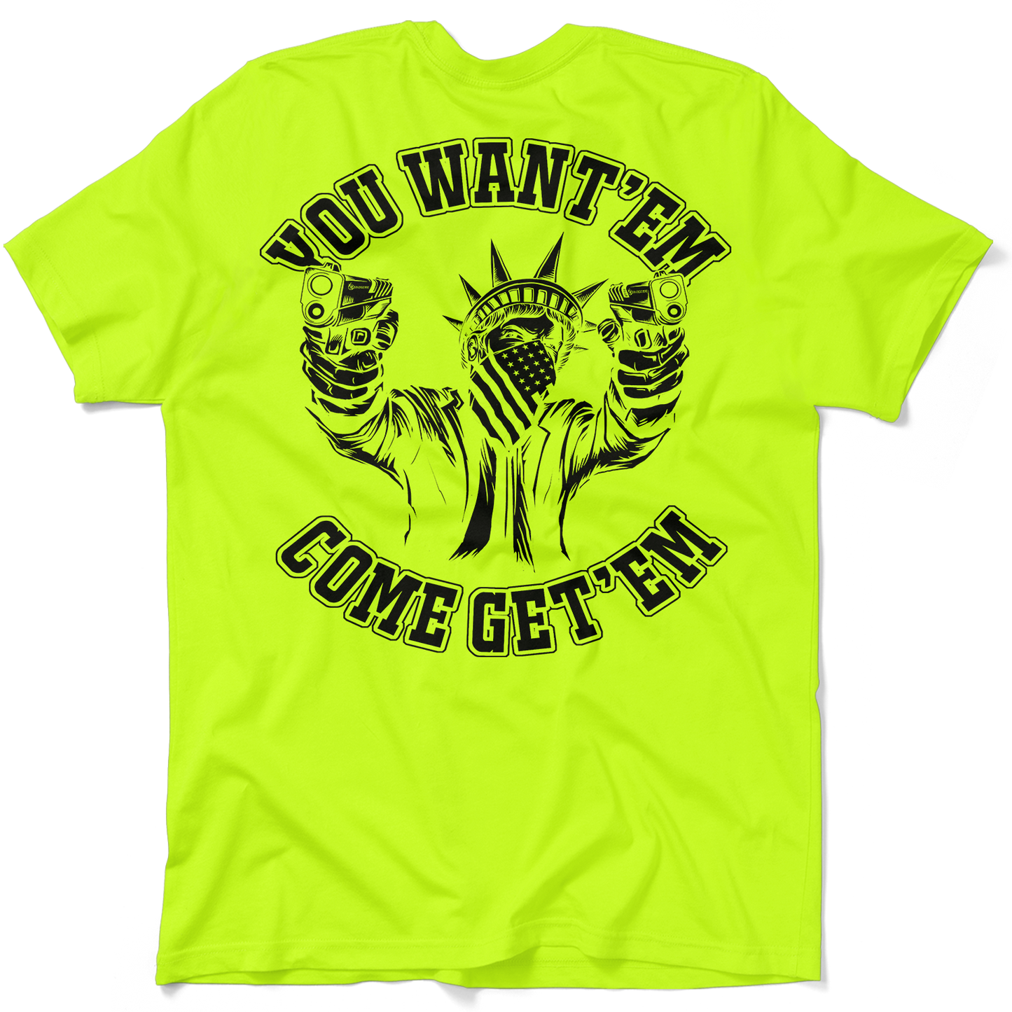 Come Get 'EM - Safety Yellow T-Shirt