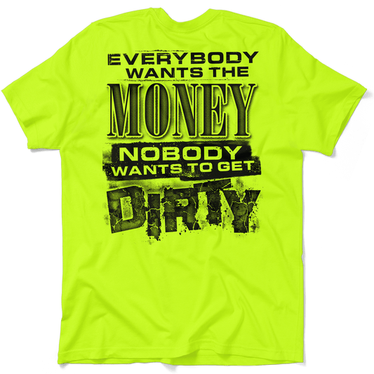 Dirty - Safety Yellow Hi - Vis T-Shirt - Armed American Supply