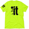 F it - safety yellow t-shirt