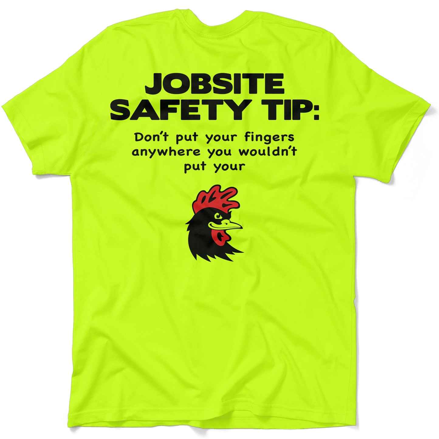 Jobsite - Safety Yellow Pocket T-Shirt - Armed American Supply