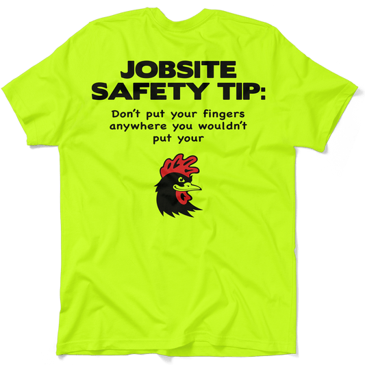Jobsite - Safety Yellow Pocket T-Shirt - Armed American Supply