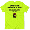 Jobsite - safety yellow t-shirt