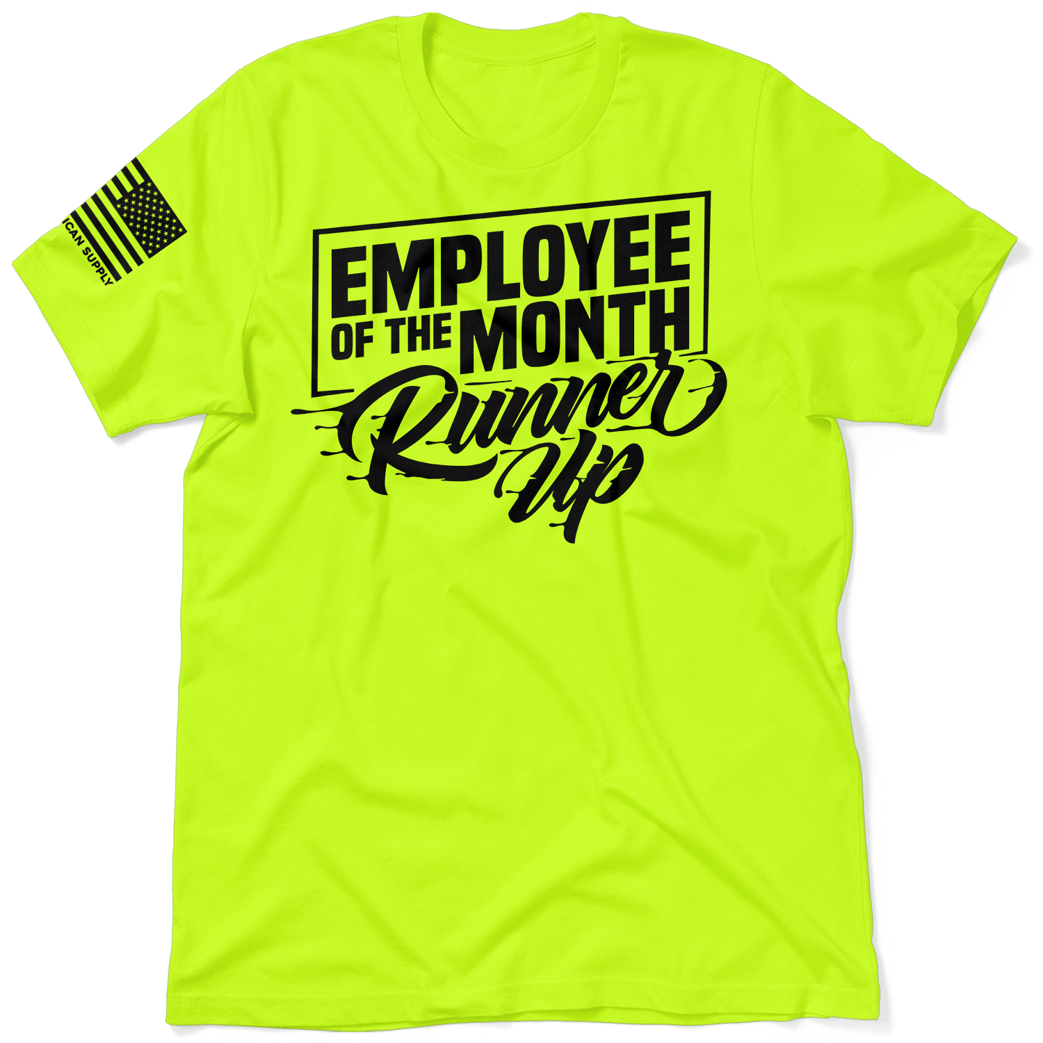 Runner Up - Safety Yellow T-Shirt - Armed American Supply
