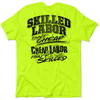 Skilled labor - safety yellow t-shirt
